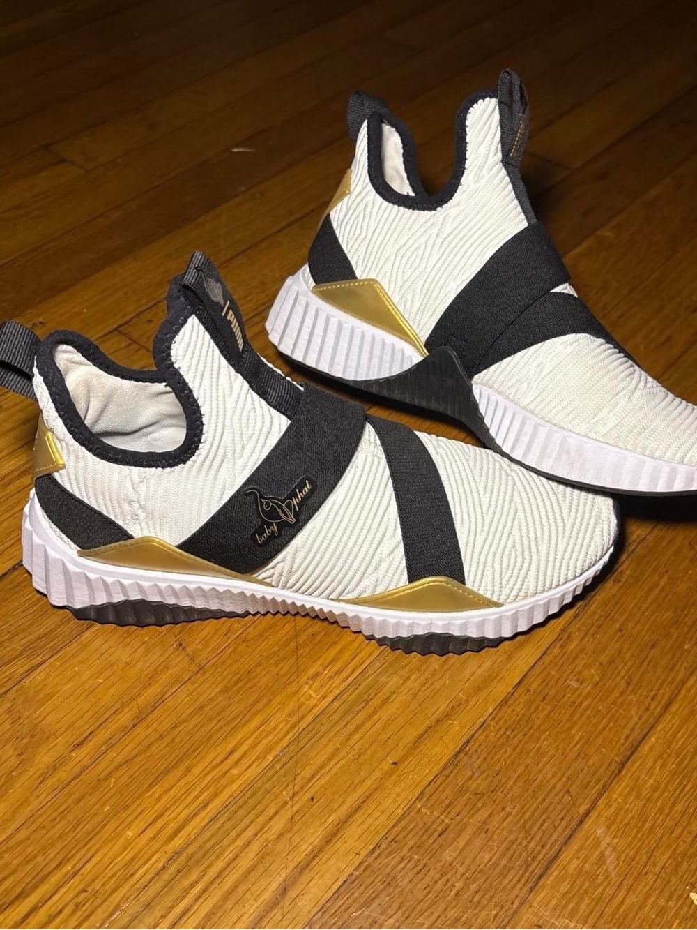 Puma x baby phat slip on shoes